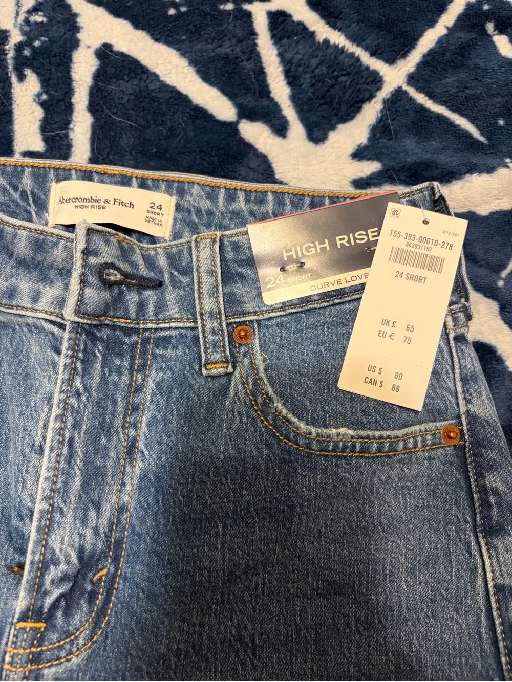 Abercrombie & Fitch High Rise Curve Love Jeans - 24 Short